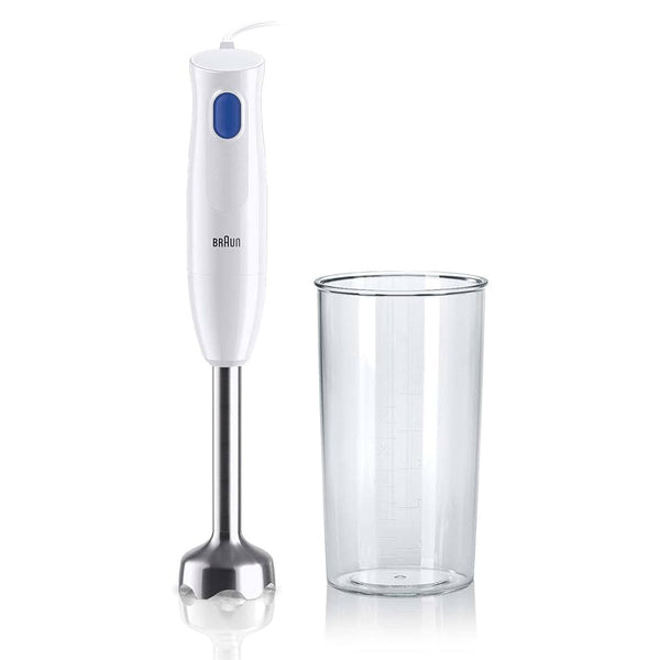 Batidora De Mano Braun MQ 10.001P - Tecnología POWERBell, Vaso 600ml, Fácil Limpieza, Sin Salpicaduras