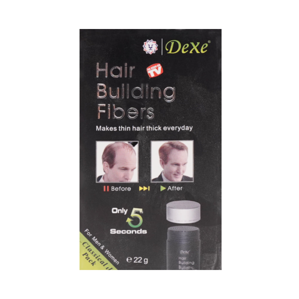 DEXE HAIR BUILDING FIBERS MEDIUM BROWN NO4 22 GM