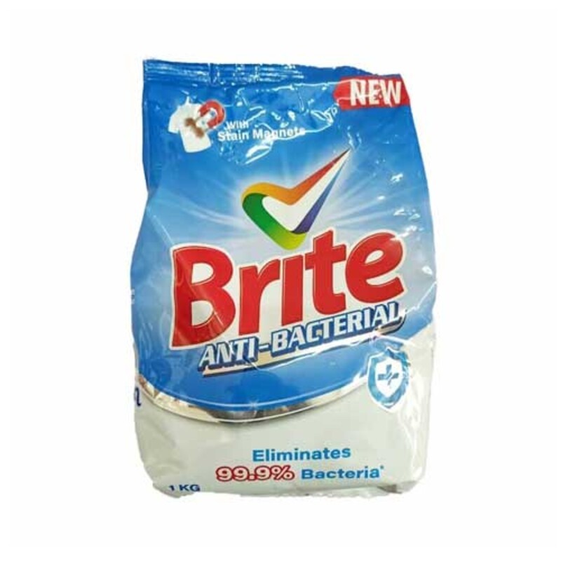 BRITE ANTI BACTERIAL WASHING POWDER 1000 GM