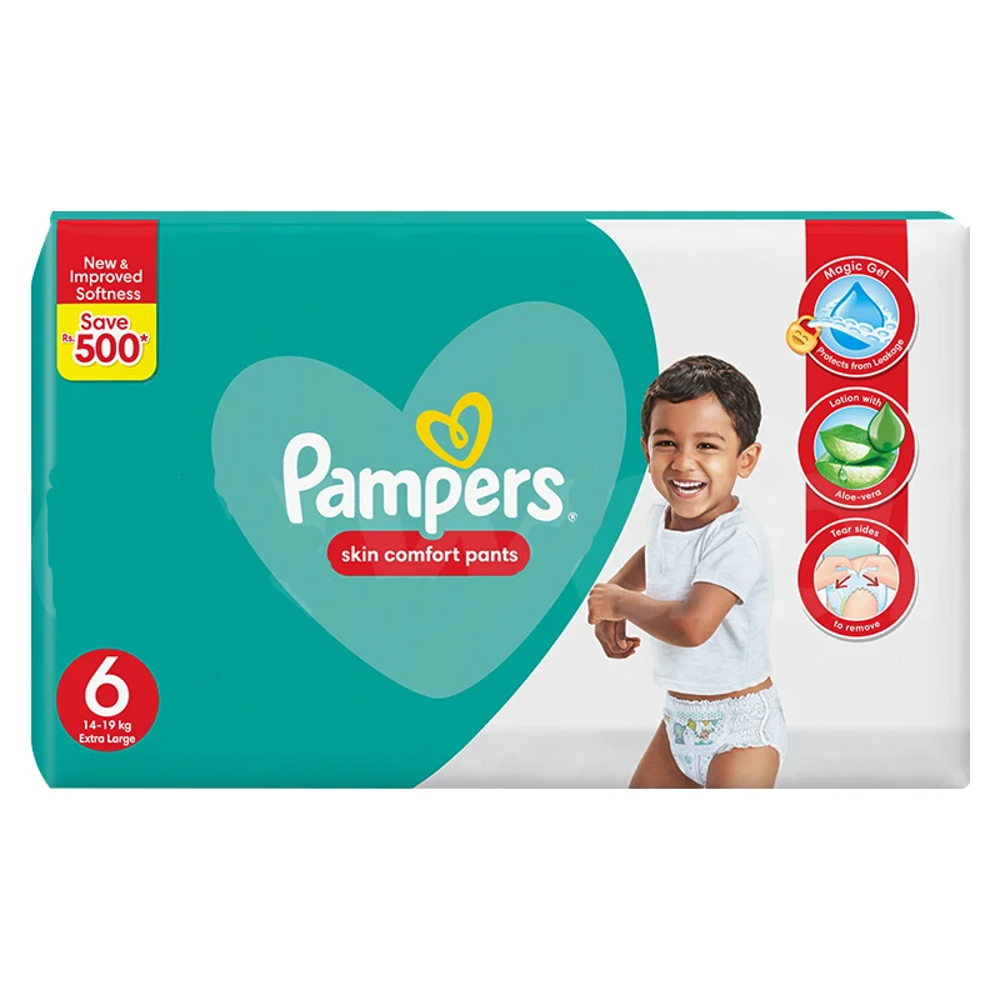 PAMPERS PANTS MEGA PACK EXTRA LARGE 6 1419KG 38PCS